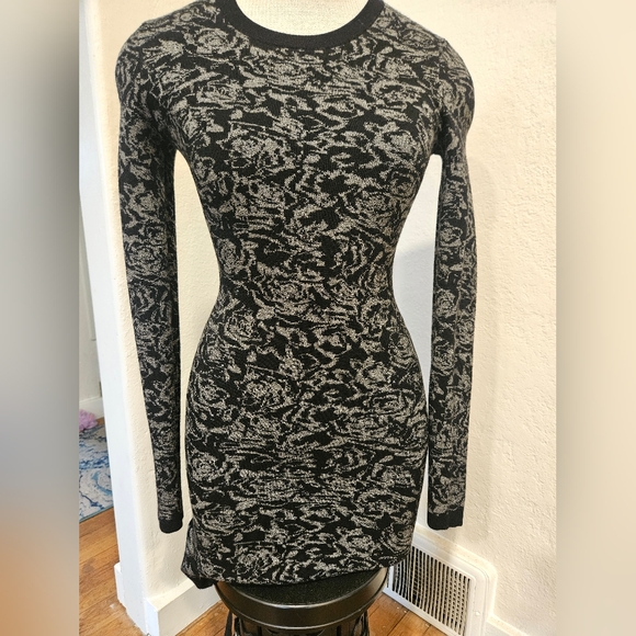 AllSaints Lex Rose Mini Print Dress Size XS - Picture 4 of 6